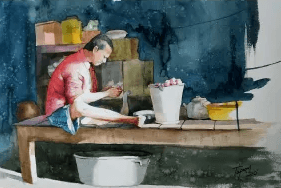 Artwork by Tapon Roy