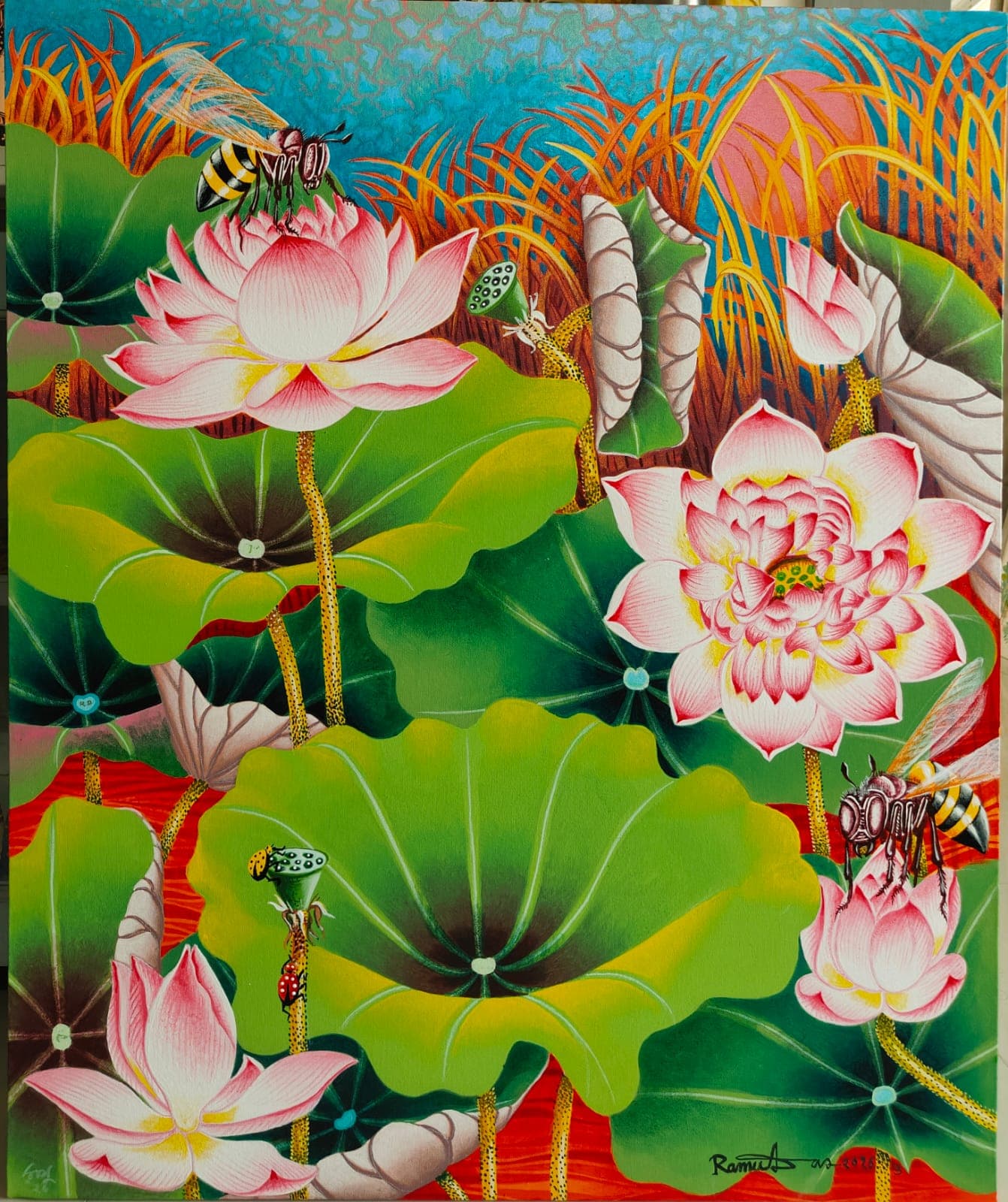 Artwork by Ramu Das