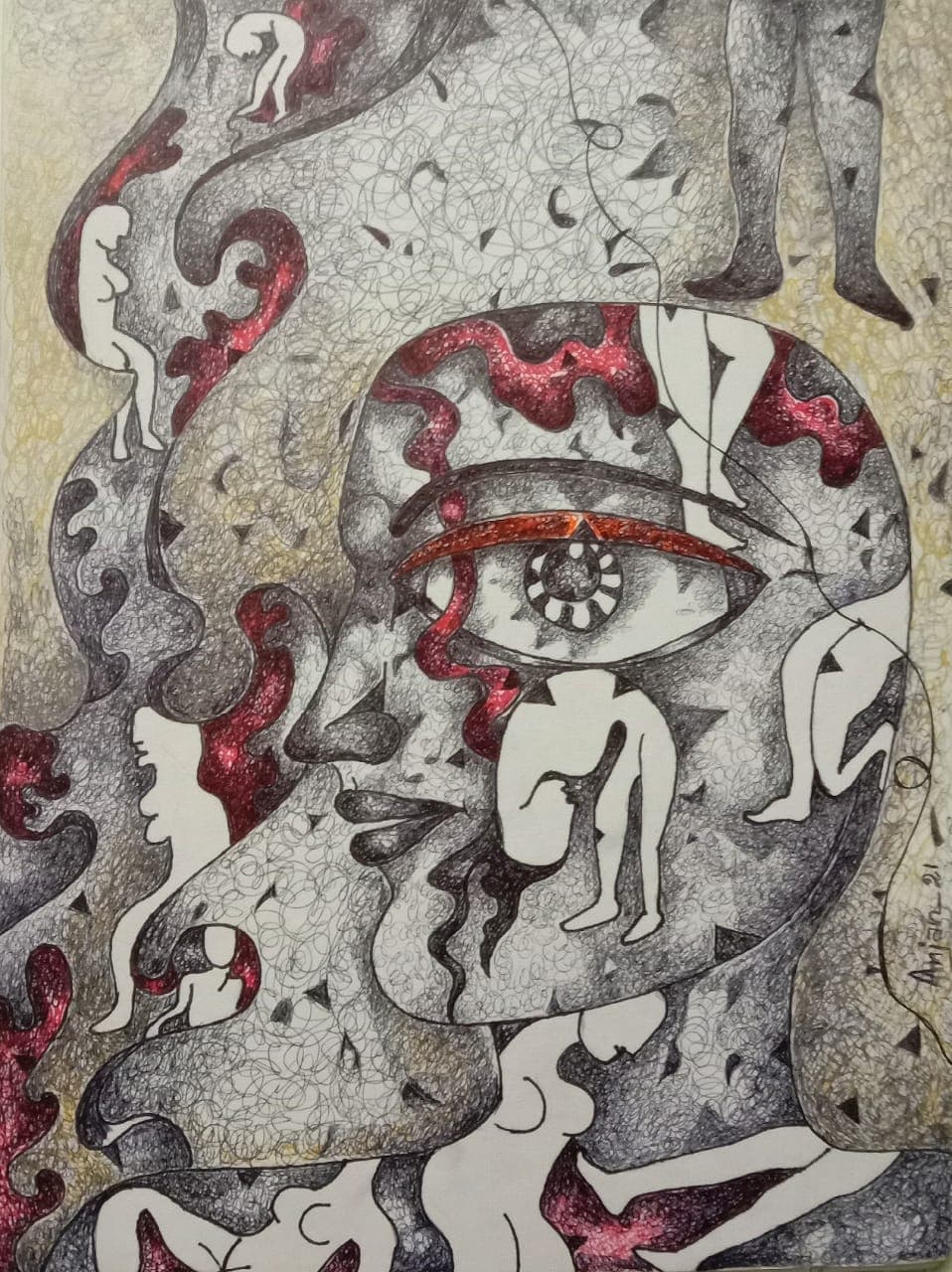Artwork by Anjan Bhattacharyya