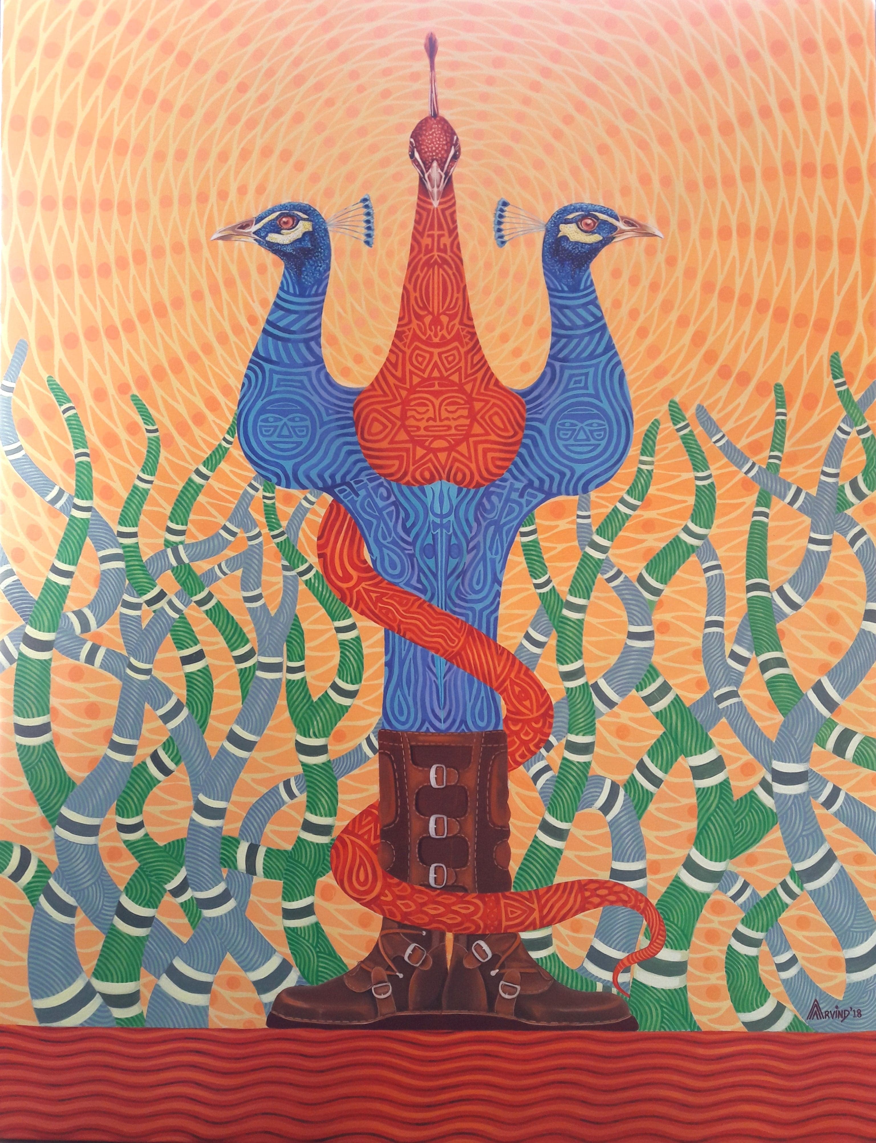 Artwork by Arvind Kumar Dubey