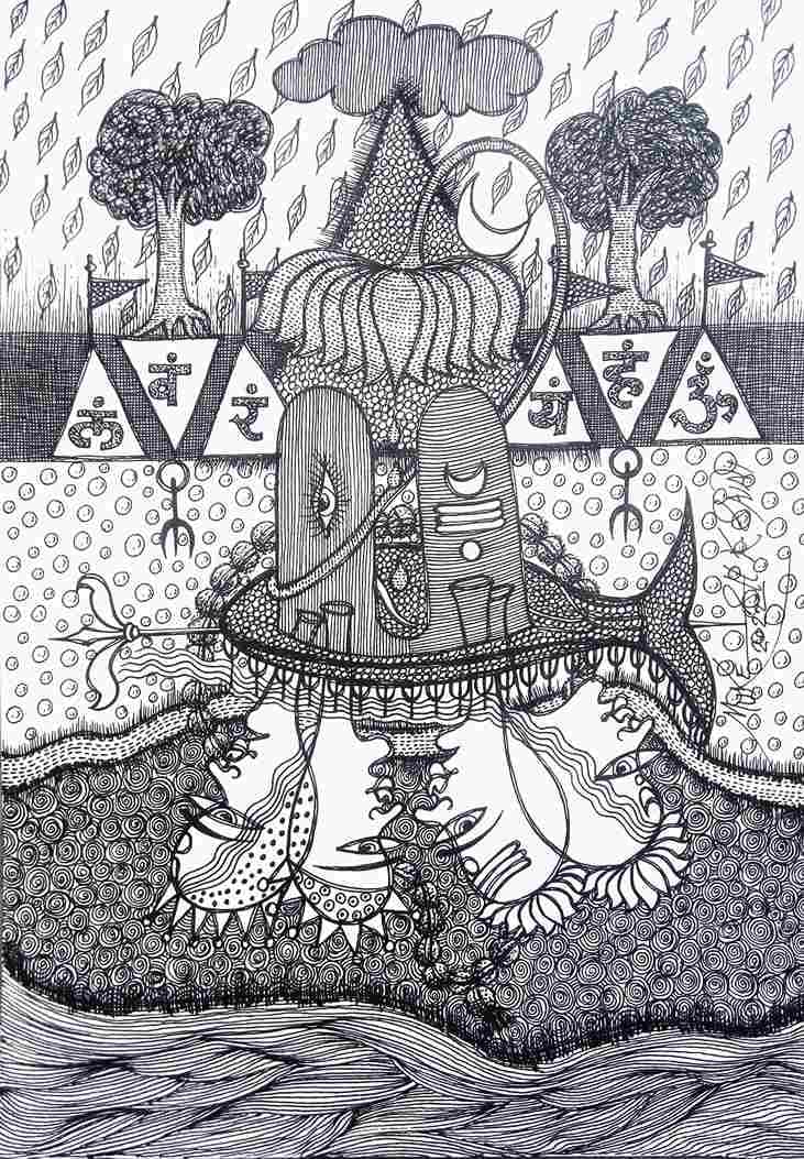 Artwork by Mukesh K. Saini