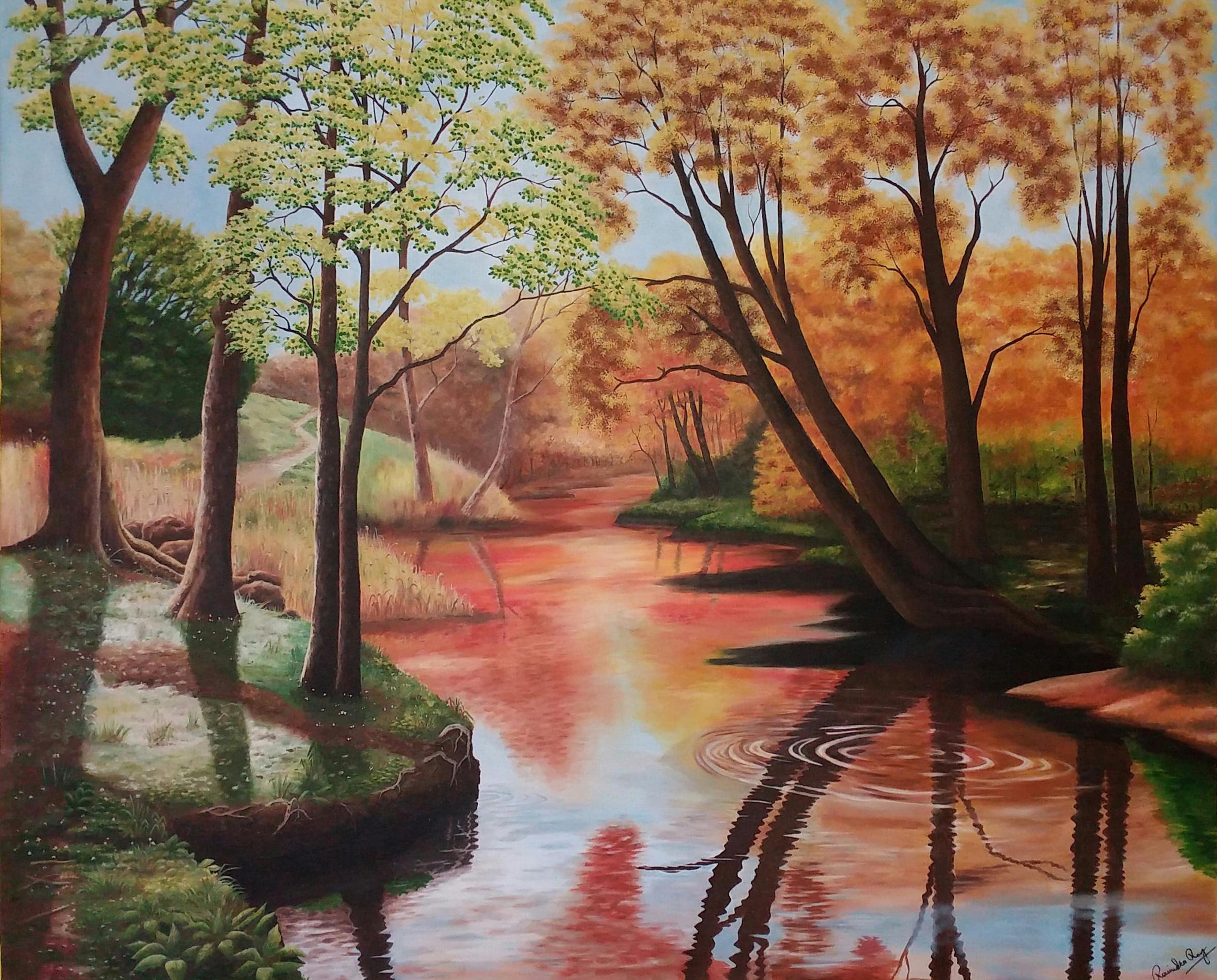 Artwork by Ravindra Roy