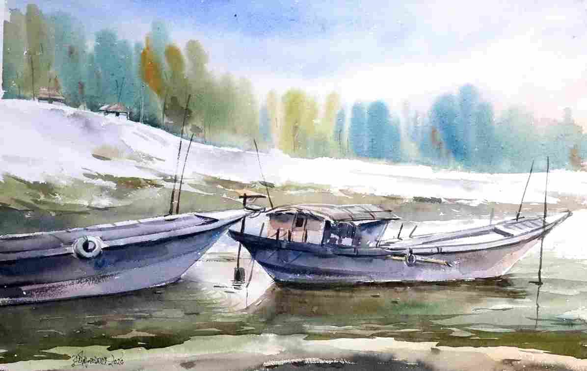 Artwork by Rathindra Nath Saha