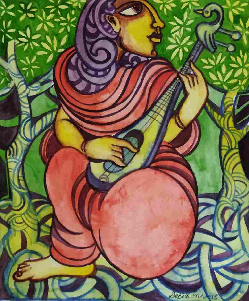 Artwork by Debendra Nath Ghatak