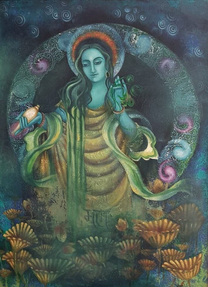 Artwork by Vijaya Ved