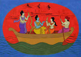 Shri Ram Crossing the Ganga