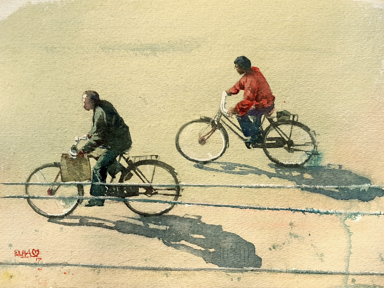 Two Cyclists