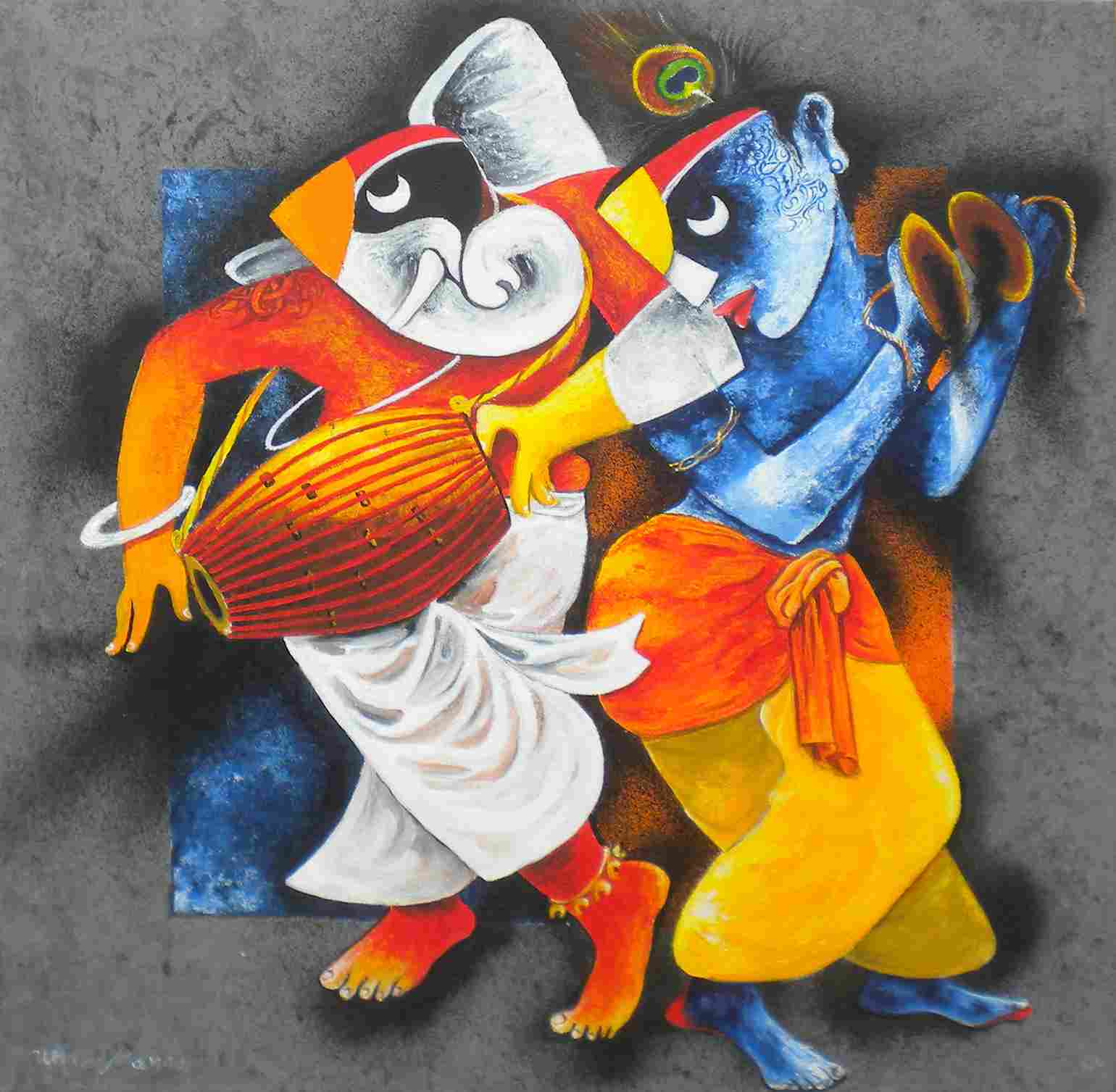 Ganesh and Krishna