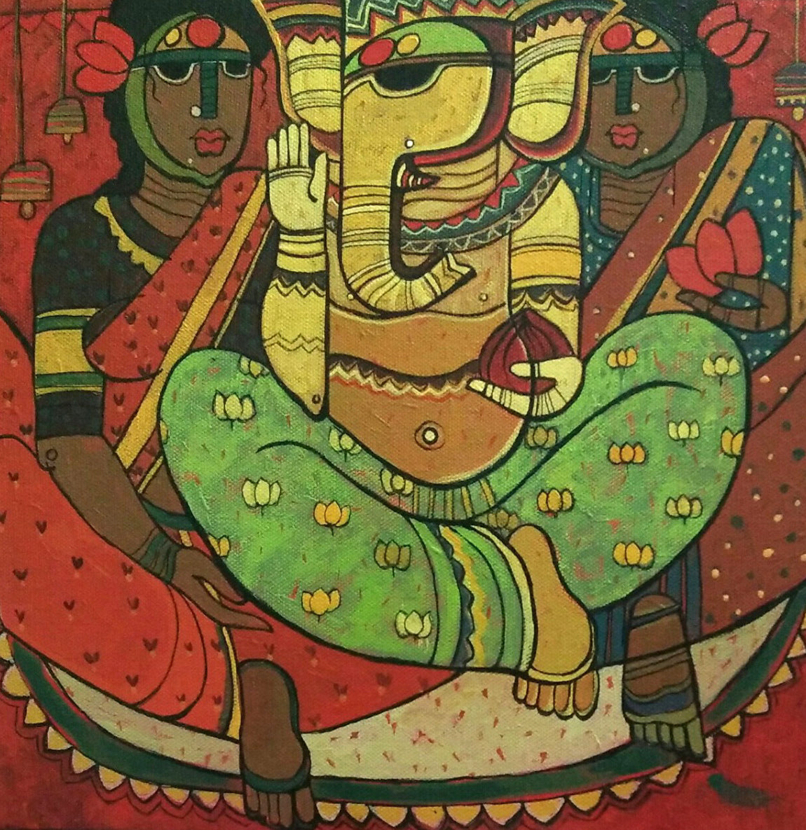 Ganesha with Rithisiddhi
