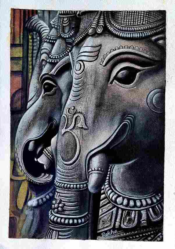 Lord Ganesha (Ancient Indian Sculpture) ( Vol 2 )