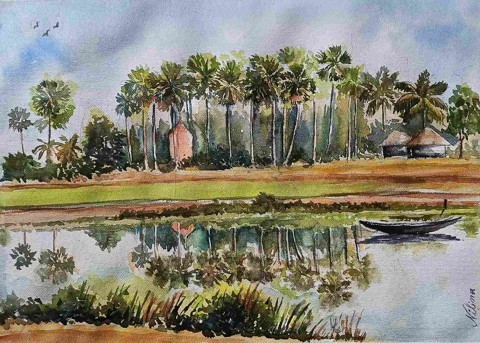 Old Terracotta Temple in the Amidst of Nature