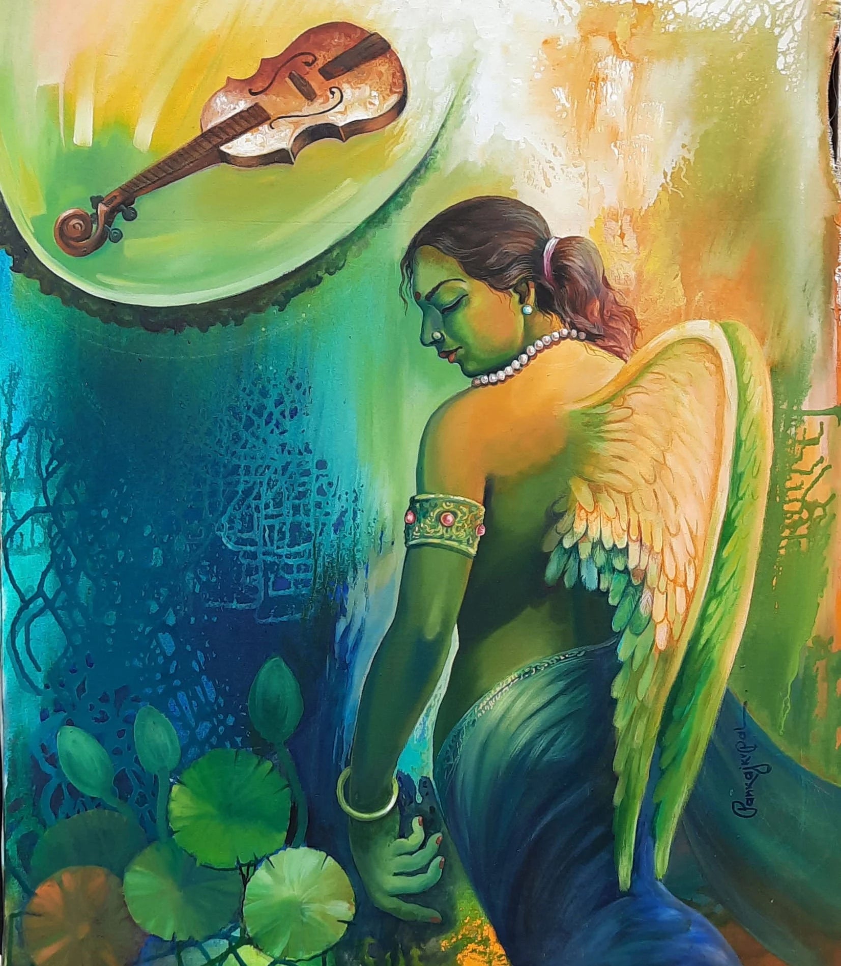 PKP2-ACRYLIC ON CANVAS -30x36-60,000-