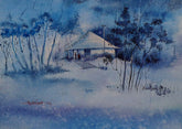 The House in Blue Scape