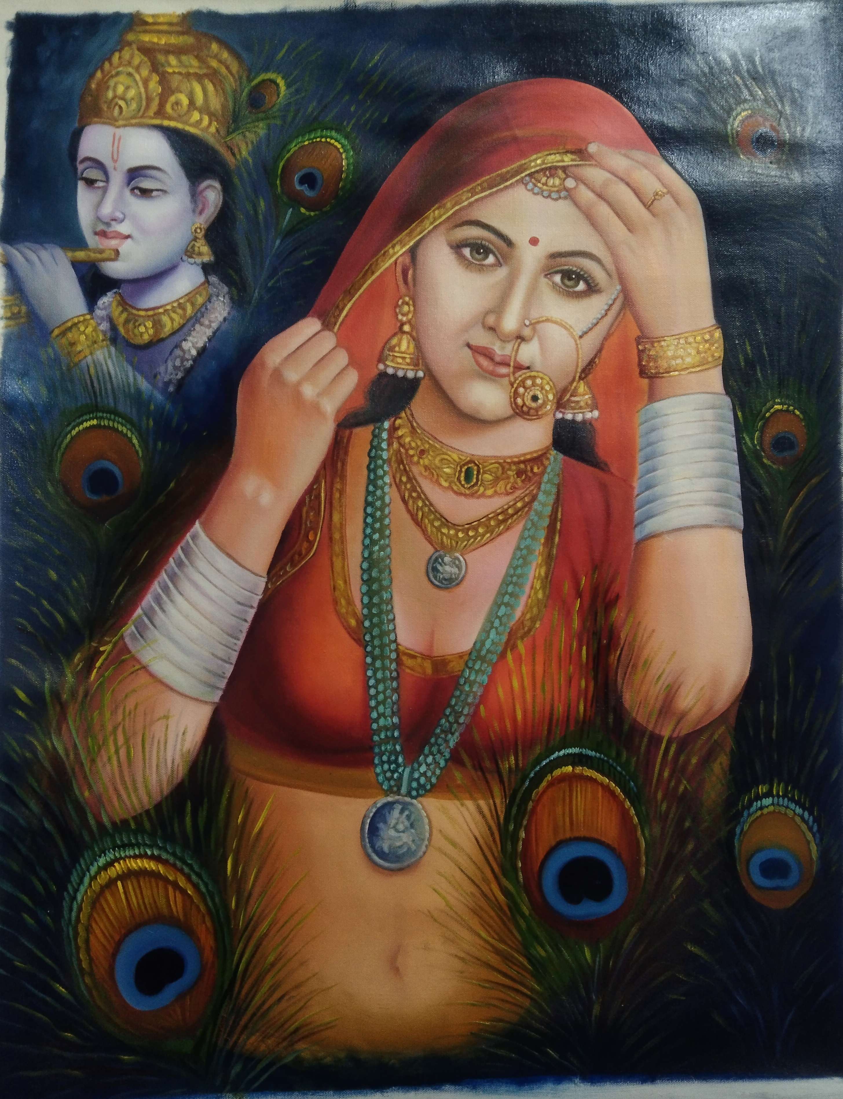 Radha waiting Lady