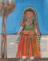 Young Girl by the Road Side