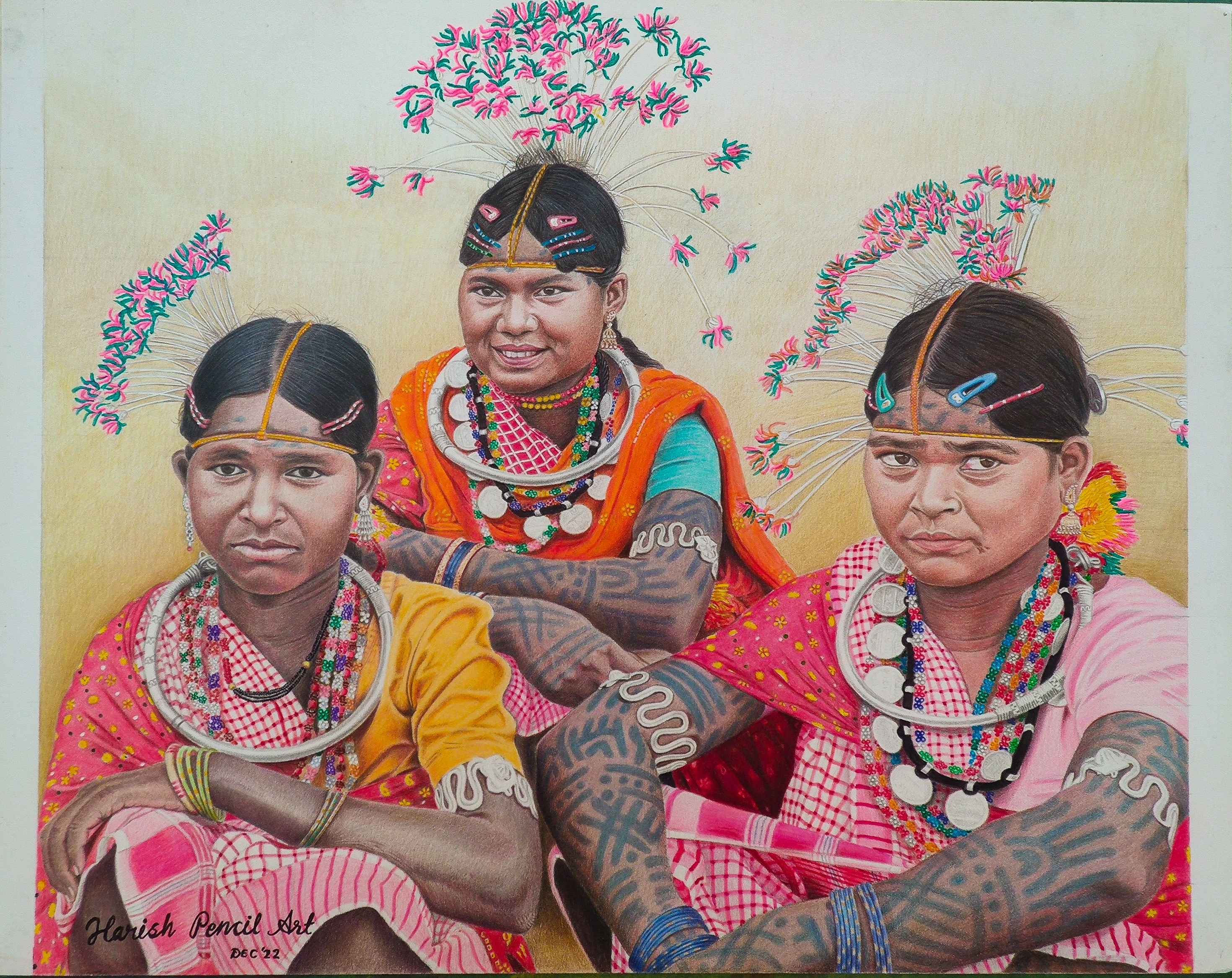 Central Indian Tribal Women
