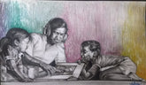Ilayaraja Reading with his Children