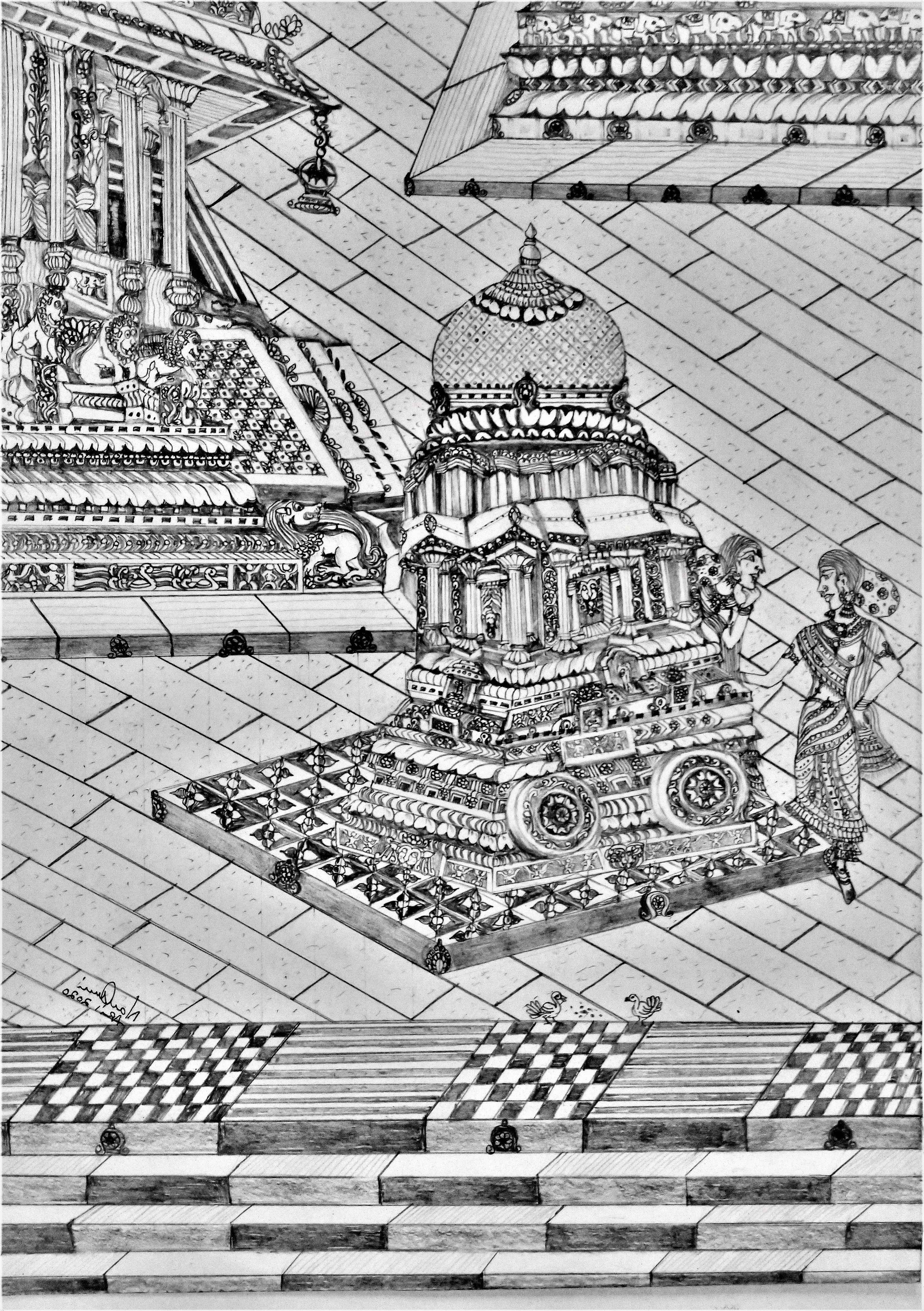 Rock Chariot in Vitalla Temple Hampi