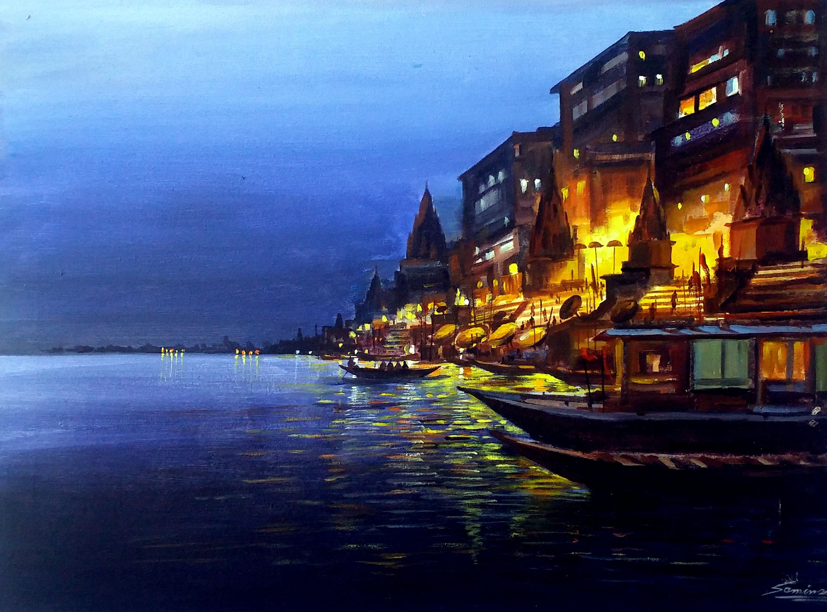 Night Varanasi Ghats
