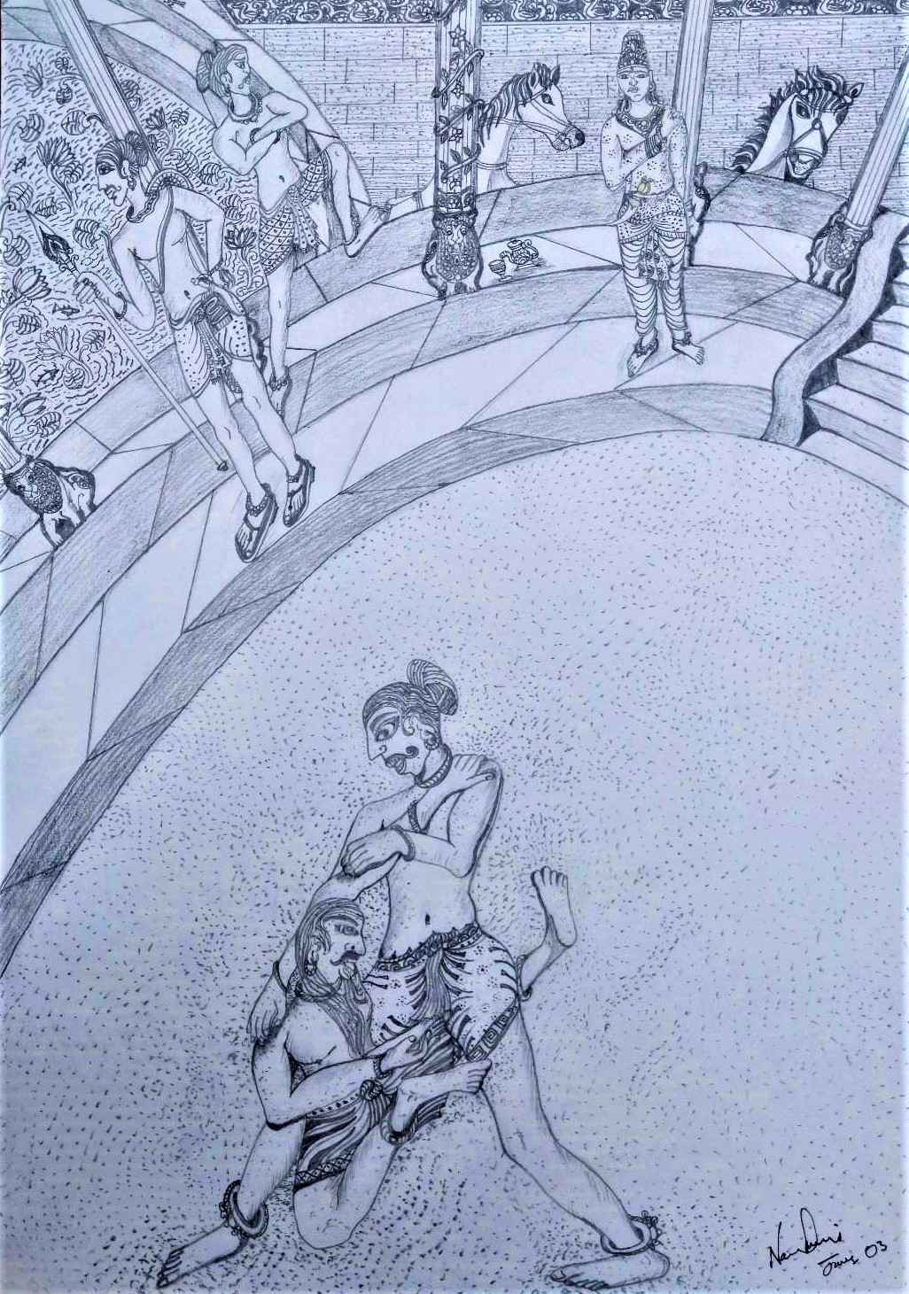 Wrestling at Vijayanagar Kingdom