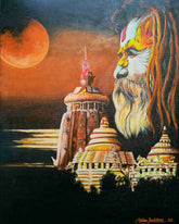 Jagannath Temple with Monk