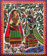 Radha Krishna Madhubani